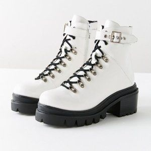 Jeffrey Campbell Czech Lace-Up Boots (with box)